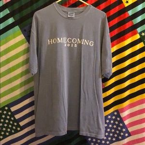 Blue Comfort Colors Phi Mu Homecoming T-Shirt!